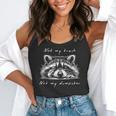 Not My Trash Not My Dumpster Cute Baby Raccoon Flowy Tank