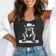Raccoon Cowboy Western Tank - Unisex Short Sleeve for Kids & Adults