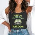 Raccoon Flowy Tank - Fun Unisex Top for Outdoor Adventures