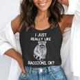 Raccoon Love Flowy Tank | Animal Lover's Essential Top