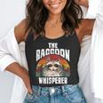 Raccoon Lover Flowy Tank - Vintage Retro Design for Unisex