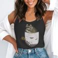 Raccoon Lover's Flowy Tank Top - Cute Pocket Animal Design