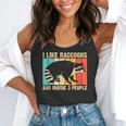 Raccoon For Men Women Raccoon Lover Introvert Flowy Tank