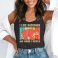 Raccoon For Men Women Raccoon Lover Introvert Flowy Tank