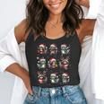 Raccoon Pajama Tank - Flowy Christmas Light Design for Lovers