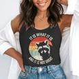 Raccoon Vintage Flowy Tank - Chill Vibes Unisex Top