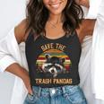 Save The Trash Pandas Raccoon Shirt Raccoon Animal T-Shirt Flowy Tank