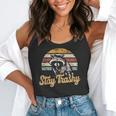Stay Trashy Opossum Raccoon Meme Flowy Tank | Funny Animal Vibes