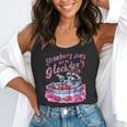 Strawberry Jams But My Dont Raccoon Flowy Tank