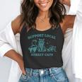 Support-Local-Street-Cat Vintage Raccoon Opossum Skunk Flowy Tank