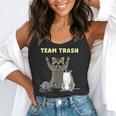 Team Trash Opossum Raccoon Rat Animals Garbage Gang Short Sleeve Flowy Tank