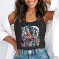 Three Raccoon Moon Cursed Meme | Flowy Tank Top
