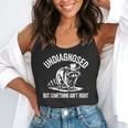 Undiagnosed But Something Ain't Right Cowboy Raccoon Flowy Tank