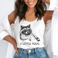 Animal Raccoon Flowy Tank - Cute Trash Panda Design