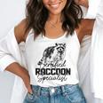 Certified Raccoon Specialist Flowy Tank - Vintage Style