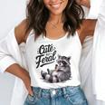 Cute Panda Raccoon Costume Flowy Tank for Halloween Festivities
