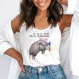 Fairy Godpossum Raccoon Tank - Fun Animal Design for Relaxed Wear