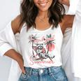 Feral Raccoon Summer Vacation Flowy Tank | Fun Meme Style