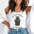 Raccoon Humor Flowy Tank - Relaxed Fit Fun Wear