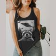 Alien UFO Raccoon Flowy Tank
