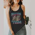 Autism Awareness Raccoon Meme Flowy Tank for Unisex - Fun and Relatable