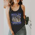 Autistic Raccoon Rizz Meme - Unisex Flowy Tank Top