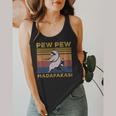 Pew Pew Raccoon Lover Tank – Vintage Retro Flowy Style