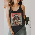 Raccoon Anime Ramen Lover Flowy Tank | Fun Unisex Japanese Tee