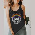 Raccoon Be Gay Do Crime Rainbow LGBTQ Pride Gay Racoon Flowy Tank