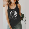 Raccoon Guitarist Moonlight Tank Top - Fun Animal Meme Apparel