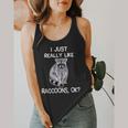 Raccoon Love Flowy Tank | Animal Lover's Essential Top
