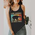 Raccoon For Men Women Raccoon Lover Introvert Flowy Tank