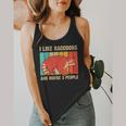 Raccoon For Men Women Raccoon Lover Introvert Flowy Tank