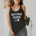 Raccoon Mode On Costume Trash Panda Animal Lover Flowy Tank