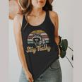 Stay Trashy Opossum Raccoon Meme Flowy Tank | Funny Animal Vibes