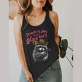 Strawberry Jams But My Don't Raccoon Flowy Tank