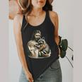 Vintage Distressed Jesus Hugging Raccoon Raccoon Lover Flowy Tank