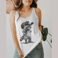 Cowboy Raccoon Meme Flowy Tank – Fun & Quirky Appeal