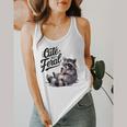 Cute Panda Raccoon Costume Flowy Tank for Halloween Festivities