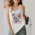 Feral Raccoon Summer Vacation Flowy Tank | Fun Meme Style