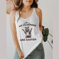 All Of My Flabbers Are Gasted Raccoon Flowy Tank