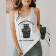 Raccoon Humor Flowy Tank - Relaxed Fit Fun Wear