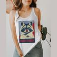 Raccoon Lover Animal Art Tank | Flowy Fit Perfect for Nature Enthusiasts
