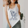 Stay Trashy Raccoon Feminine Halloween Flowy Tank