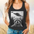 Alien UFO Raccoon Flowy Tank