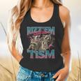 Autism Awareness Raccoon Meme Flowy Tank for Unisex - Fun and Relatable
