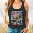 I'm Not Part Of The Problem Raccoon Meme Bootleg Flowy Tank