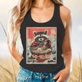 Raccoon Anime Ramen Lover Flowy Tank | Fun Unisex Japanese Tee