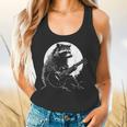 Raccoon Guitarist Moonlight Tank Top - Fun Animal Meme Apparel