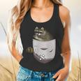 Raccoon Lover's Flowy Tank Top - Cute Pocket Animal Design